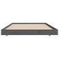 vidaXL Estructura de cama madera maciza de pino gris 75x190 cm vidaXL Estructura de cama madera maciza de pino gris 75x190 cm