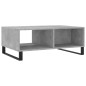 vidaXL Mesa de centro madera de ingeniería gris hormigón 90x60x35 cm
