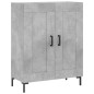 vidaXL Aparador de madera de ingeniería gris hormigón 69,5x34x90 cm vidaXL Aparador de madera de ingeniería gris hormigón 69,5x34x90 cm