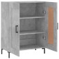 vidaXL Aparador de madera de ingeniería gris hormigón 69,5x34x90 cm vidaXL Aparador de madera de ingeniería gris hormigón 69,5x34x90 cm