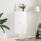 vidaXL Armario de pared blanco brillante 34,5x34x90 cm vidaXL Armario de pared blanco brillante 34,5x34x90 cm