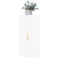 vidaXL Armario de pared blanco brillante 34,5x34x90 cm vidaXL Armario de pared blanco brillante 34,5x34x90 cm
