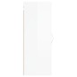 vidaXL Armario de pared blanco brillante 34,5x34x90 cm vidaXL Armario de pared blanco brillante 34,5x34x90 cm
