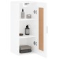 vidaXL Armario de pared madera ingeniería blanco brillo 34,5x34x90 cm vidaXL Armario de pared madera ingeniería blanco brillo 34,5x34x90 cm