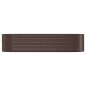 vidaXL Jardinera arriate acero recubrimiento polvo marrón 322x100x68cm vidaXL Jardinera arriate acero recubrimiento polvo marrón 322x100x68cm