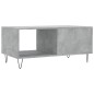 vidaXL Mesa de centro madera contrachapada gris hormigón 90x50x40 cm vidaXL Mesa de centro madera contrachapada gris hormigón 90x50x40 cm