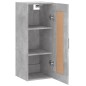 vidaXL Armario de pared madera ingeniería gris hormigón 34,5x34x90 cm vidaXL Armario de pared madera ingeniería gris hormigón 34,5x34x90 cm