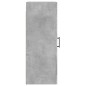 vidaXL Armario de pared madera ingeniería gris hormigón 34,5x34x90 cm vidaXL Armario de pared madera ingeniería gris hormigón 34,5x34x90 cm