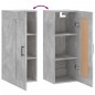 vidaXL Armario de pared madera ingeniería gris hormigón 34,5x34x90 cm vidaXL Armario de pared madera ingeniería gris hormigón 34,5x34x90 cm