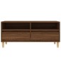 vidaXL Mueble de TV madera contrachapada marrón roble 100x34,5x44,5 cm