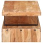 vidaXL Juego de 2 mesas de centro de madera maciza de acacia vidaXL Juego de 2 mesas de centro de madera maciza de acacia