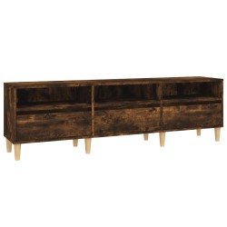 vidaXL Mueble de TV madera contrachapada roble ahumado 150x30x44,5 cm