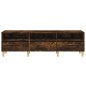 vidaXL Mueble de TV madera contrachapada roble ahumado 150x30x44,5 cm vidaXL Mueble de TV madera contrachapada roble ahumado 150x30x44,5 cm