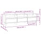 vidaXL Mueble de TV madera contrachapada roble ahumado 150x30x44,5 cm vidaXL Mueble de TV madera contrachapada roble ahumado 150x30x44,5 cm