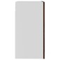 vidaXL Armario vitrina colgante madera marrón roble 40x31x60 cm