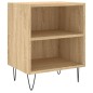 vidaXL Mesitas noche 2 uds madera ingeniería roble Sonoma 40x30x50 cm