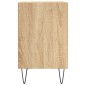 vidaXL Mesitas noche 2 uds madera ingeniería roble Sonoma 40x30x50 cm