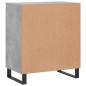 vidaXL Aparador de madera contrachapada gris hormigón 60x35x70 cm vidaXL Aparador de madera contrachapada gris hormigón 60x35x70 cm
