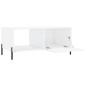 vidaXL Mesa de centro madera contrachapada blanco brillo 90x50x40 cm vidaXL Mesa de centro madera contrachapada blanco brillo 90x50x40 cm