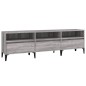 vidaXL Mueble para TV madera contrachapada gris Sonoma 150x30x44,5 cm vidaXL Mueble para TV madera contrachapada gris Sonoma 150x30x44,5 cm