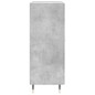vidaXL Aparador de madera de ingeniería gris hormigón 69,5x34x90 cm vidaXL Aparador de madera de ingeniería gris hormigón 69,5x34x90 cm