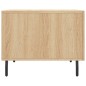 vidaXL Mesas de centro 2 uds madera ingeniería roble Sonoma 50x50x40cm vidaXL Mesas de centro 2 uds madera ingeniería roble Sonoma 50x50x40cm