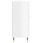 vidaXL Aparador de madera de ingeniería blanco brillo 90x34x80 cm vidaXL Aparador de madera de ingeniería blanco brillo 90x34x80 cm