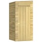 vidaXL Caseta de almacenaje de jardín madera de pino 100x110x218 cm vidaXL Caseta de almacenaje de jardín madera de pino 100x110x218 cm