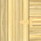 vidaXL Caseta de almacenaje de jardín madera de pino 100x110x218 cm vidaXL Caseta de almacenaje de jardín madera de pino 100x110x218 cm