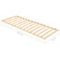 vidaXL Somier de láminas con 13 listones 70x200 cm vidaXL Somier de láminas con 13 listones 70x200 cm
