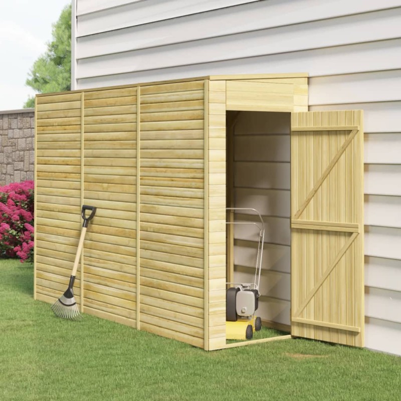vidaXL Caseta de almacenaje de jardín madera de pino 100x310x218 cm vidaXL Caseta de almacenaje de jardín madera de pino 100x310x218 cm