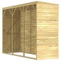 vidaXL Caseta de almacenaje de jardín madera de pino 100x310x218 cm vidaXL Caseta de almacenaje de jardín madera de pino 100x310x218 cm