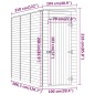 vidaXL Caseta de almacenaje de jardín madera de pino 100x310x218 cm vidaXL Caseta de almacenaje de jardín madera de pino 100x310x218 cm