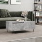 vidaXL Mesa de centro madera contrachapada gris hormigón 90x50x36,5 cm vidaXL Mesa de centro madera contrachapada gris hormigón 90x50x36,5 cm
