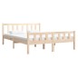 vidaXL Estructura de cama madera maciza 120x190 cm vidaXL Estructura de cama madera maciza 120x190 cm