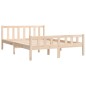 vidaXL Estructura de cama madera maciza 120x190 cm vidaXL Estructura de cama madera maciza 120x190 cm