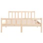 vidaXL Estructura de cama madera maciza 120x190 cm vidaXL Estructura de cama madera maciza 120x190 cm