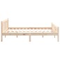 vidaXL Estructura de cama madera maciza 120x190 cm vidaXL Estructura de cama madera maciza 120x190 cm