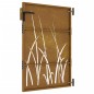 vidaXL Puerta de jardín acero corten diseño hierba 85x125 cm vidaXL Puerta de jardín acero corten diseño hierba 85x125 cm
