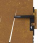 vidaXL Puerta de jardín acero corten diseño hierba 85x125 cm vidaXL Puerta de jardín acero corten diseño hierba 85x125 cm