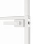 vidaXL Puerta interior vidrio templado y aluminio blanco 102x201,5 cm vidaXL Puerta interior vidrio templado y aluminio blanco 102x201,5 cm