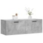 vidaXL Armario de pared madera ingeniería gris hormigón 100x36,5x35 cm vidaXL Armario de pared madera ingeniería gris hormigón 100x36,5x35 cm
