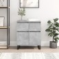 vidaXL Aparador de madera contrachapada gris hormigón 60x35x70 cm vidaXL Aparador de madera contrachapada gris hormigón 60x35x70 cm