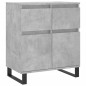 vidaXL Aparador de madera contrachapada gris hormigón 60x35x70 cm vidaXL Aparador de madera contrachapada gris hormigón 60x35x70 cm