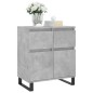 vidaXL Aparador de madera contrachapada gris hormigón 60x35x70 cm vidaXL Aparador de madera contrachapada gris hormigón 60x35x70 cm