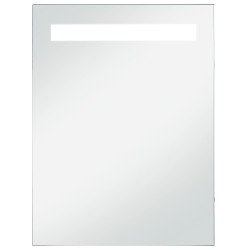 vidaXL Espejo de pared de baño con LED 60x80 cm
