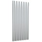vidaXL Paneles tejado 12 unidades acero recubierto plateado 80x36 cm vidaXL Paneles tejado 12 unidades acero recubierto plateado 80x36 cm