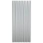 vidaXL Paneles tejado 12 unidades acero recubierto plateado 80x36 cm vidaXL Paneles tejado 12 unidades acero recubierto plateado 80x36 cm