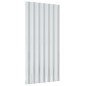 vidaXL Paneles tejado 12 unidades acero recubierto plateado 80x36 cm vidaXL Paneles tejado 12 unidades acero recubierto plateado 80x36 cm