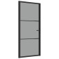 vidaXL Puerta interior vidrio ESG y aluminio negro 93x201,5 cm vidaXL Puerta interior vidrio ESG y aluminio negro 93x201,5 cm